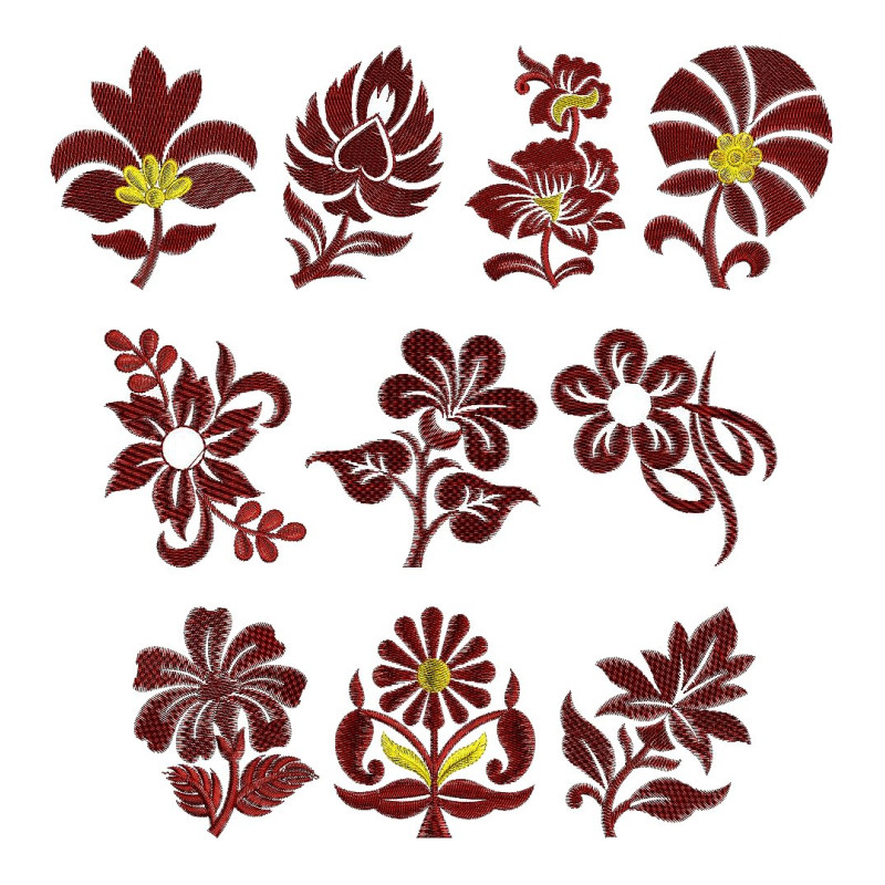 5x7 In The Hoop Embroidery Designs