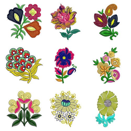 Applique Peacock Design Bulk Download | 50 Designs