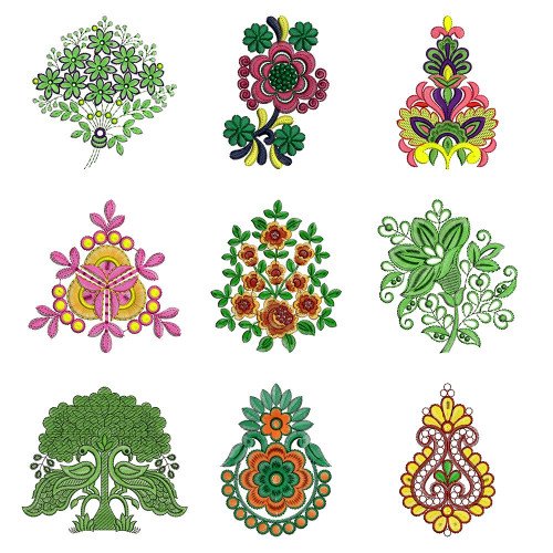 Applique Peacock Design Bulk Download | 50 Designs