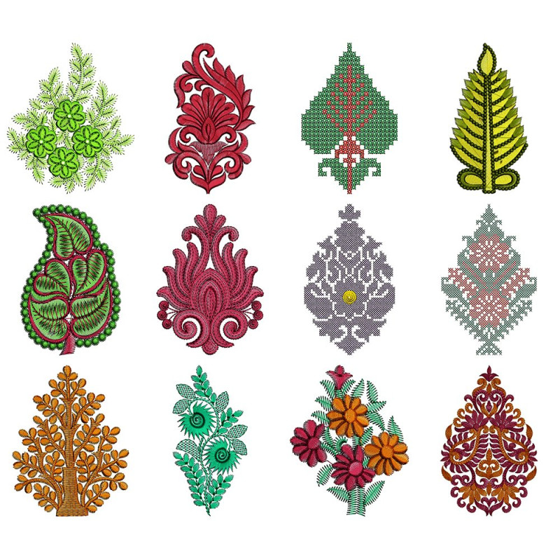 Applique embroiodary Design Bulk Download | 50 Designs