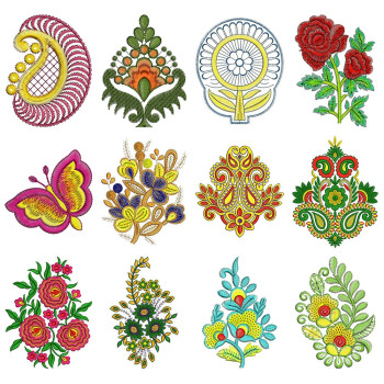 Applique Flower Design Bulk Download | 50 Designs