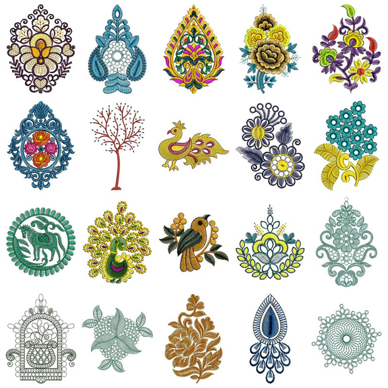 Applique Fentastic Design Bulk Download | 50 Designs