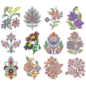 Applique Mandala Embroidary Design Bulk Download | 50 Designs