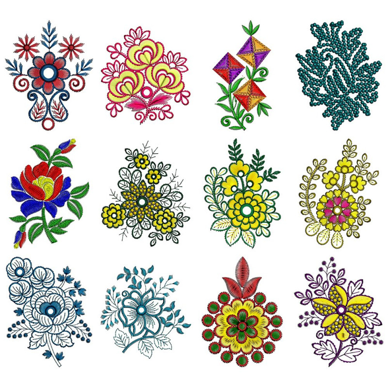 Applique Mandala Embroidary Design Bulk Download | 50 Designs
