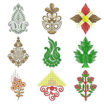 50 Applique Embroidery Designs | February 2021 Bulk Download