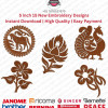 Indian Folk Art 15 Kalamkari Embroidery 5 Inch Design Pack 