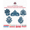 10 Floral Paisley & Ornamental Motif Embroidery Pack (4x4)