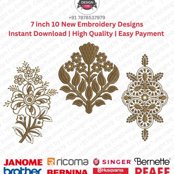 Traditional Mughal Paisley & Ornamental Embroidery