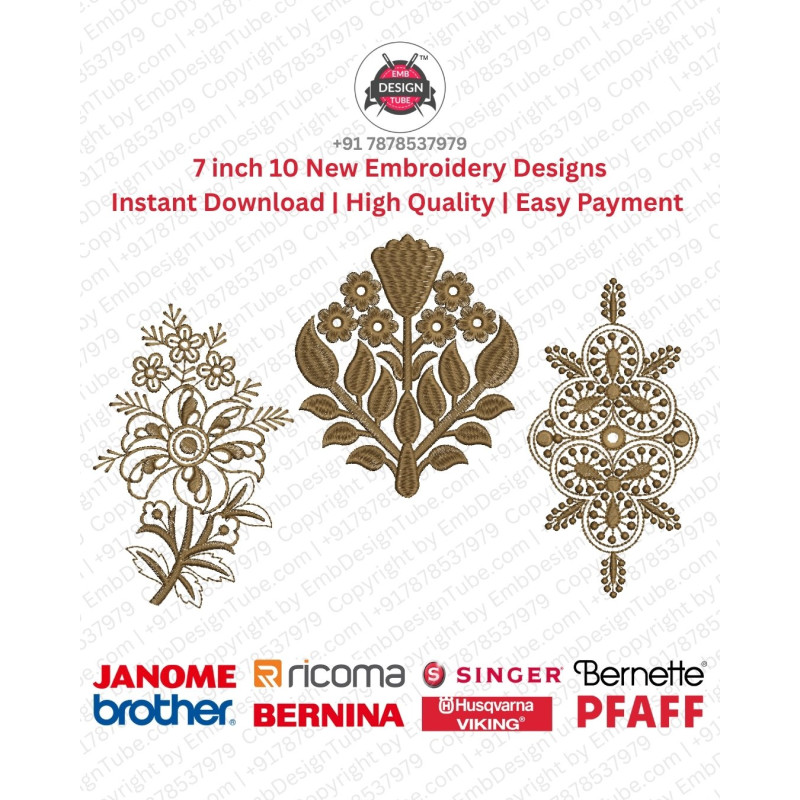 Traditional Mughal Paisley & Ornamental Embroidery