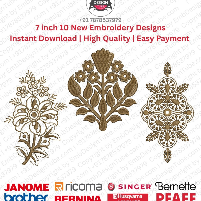 Traditional Mughal Paisley & Ornamental Embroidery