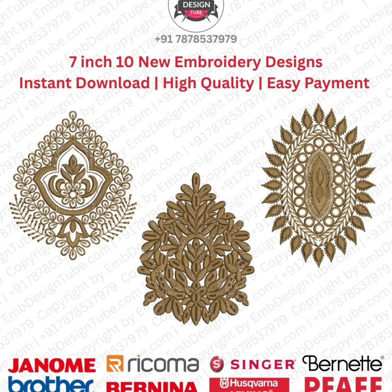 Traditional Mughal Paisley & Ornamental Embroidery