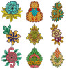 Applique Flowers Design Bulk Download | 50 Designs