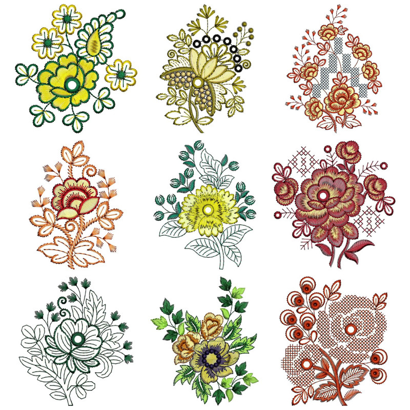 Applique Bulk Download | 50 Designs