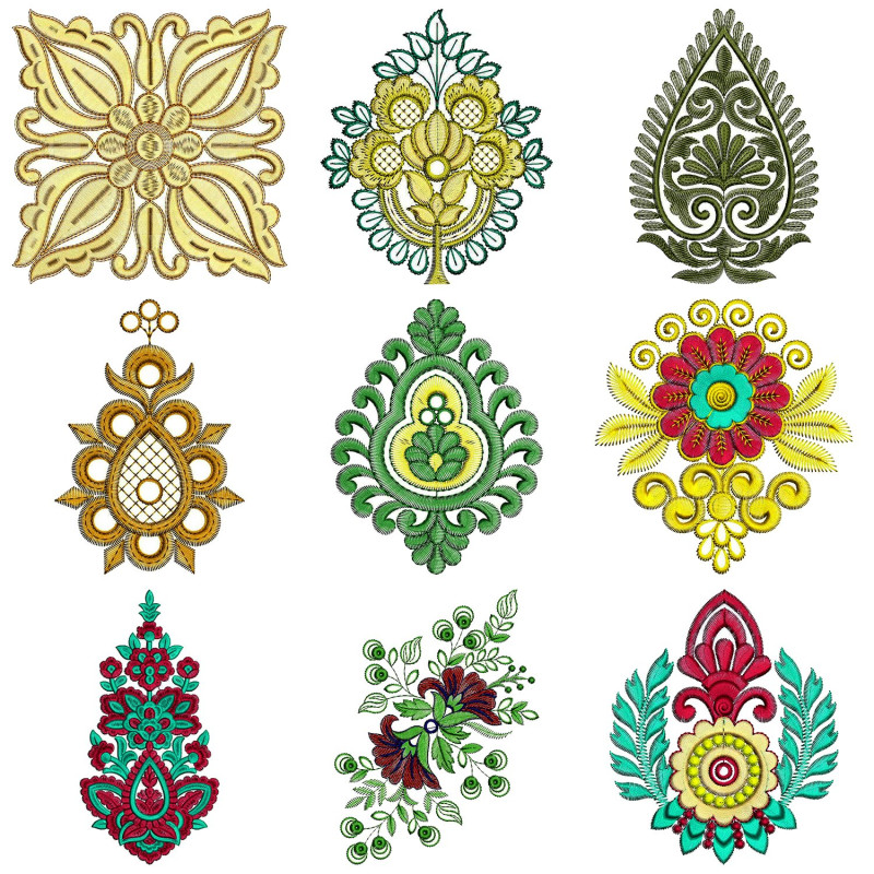 Applique Bulk Download | 50 Designs