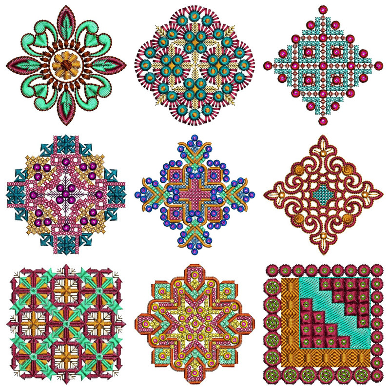 Patch Butta Embroidary Design Bulk Download | 110+ Designs