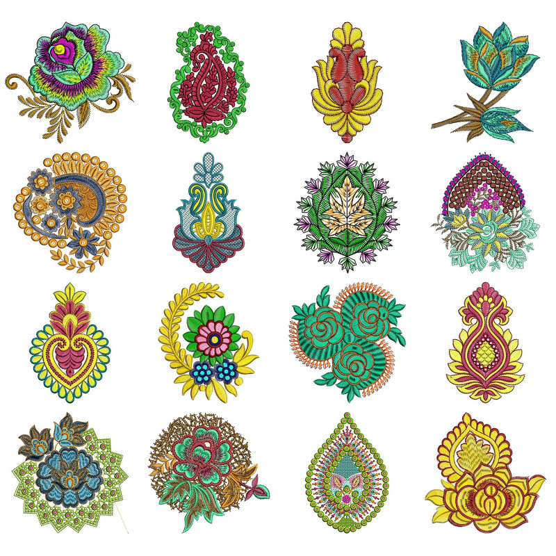 Patch Butta Embroidary Design Bulk Download | 110+ Designs