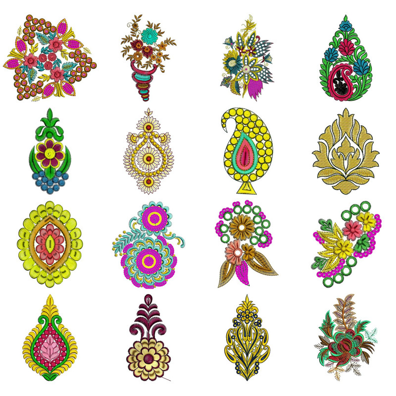 Patch Butta Embroidary Design Bulk Download | 110+ Designs