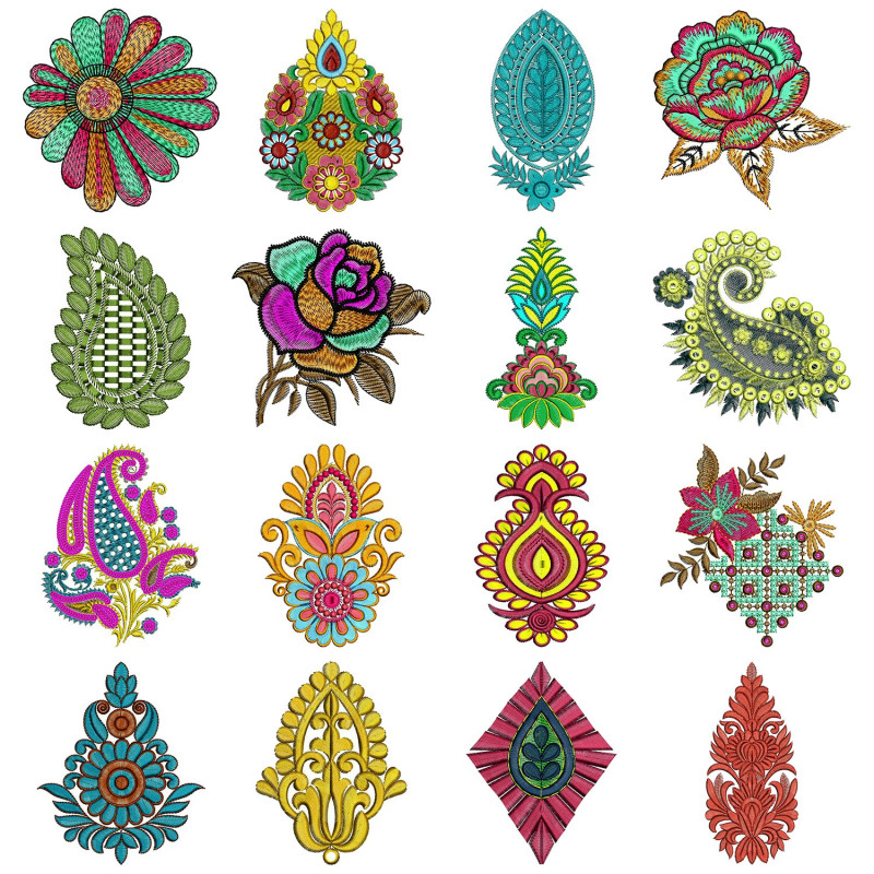 Patch Butta Embroidary Design Bulk Download | 110+ Designs