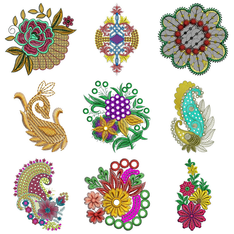 Patch Butta Embroidary Design Bulk Download | 110+ Designs