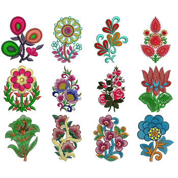 Patch Embroidary Design Bulk Download | 50 Designs