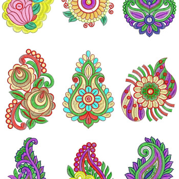 50 Applique Embroidery Designs | January 2021 Bulk Download