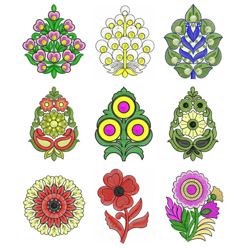 Patch Embroidary Design Bulk Download | 50 Designs
