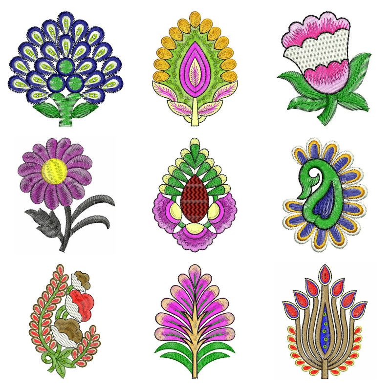 Patch Embroidary Design Bulk Download | 50 Designs