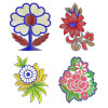Patch Embroidary Design Bulk Download | 50 Designs