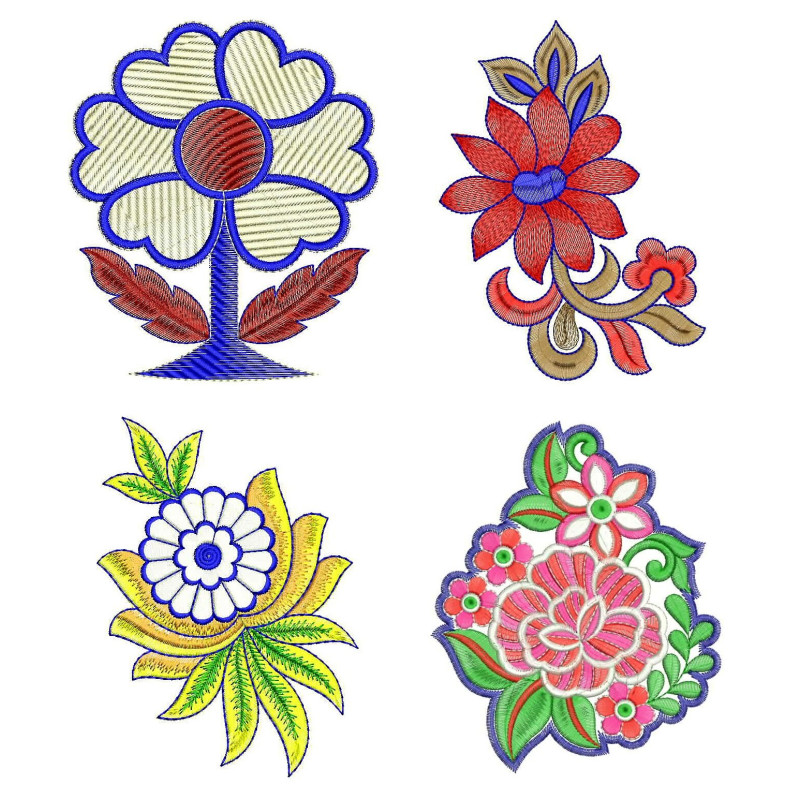 Patch Embroidary Design Bulk Download | 50 Designs