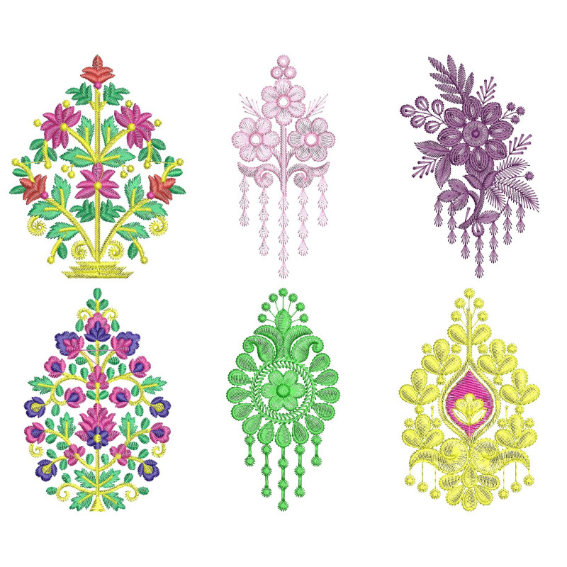 10 Applique Embroidery Designs | August 2021 Bulk Download Vol-5