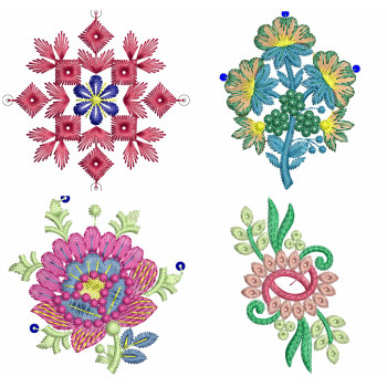 50 Applique Embroidery Designs | July 2021 Bulk Download
