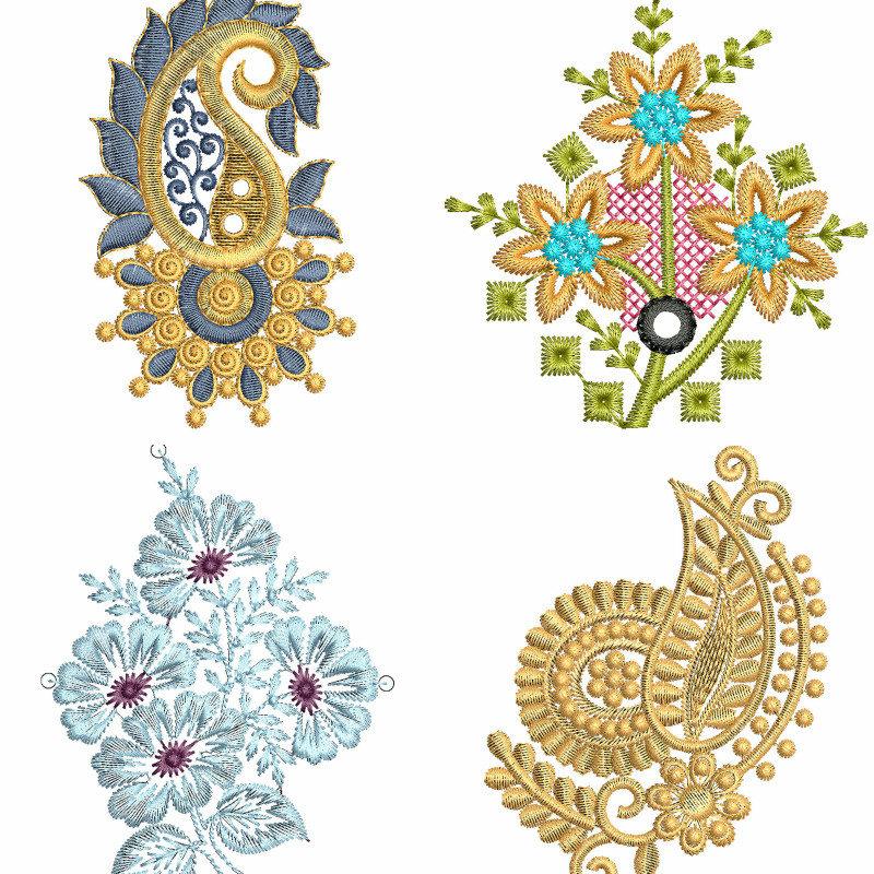 50 Applique Embroidery Designs | July 2021 Bulk Download