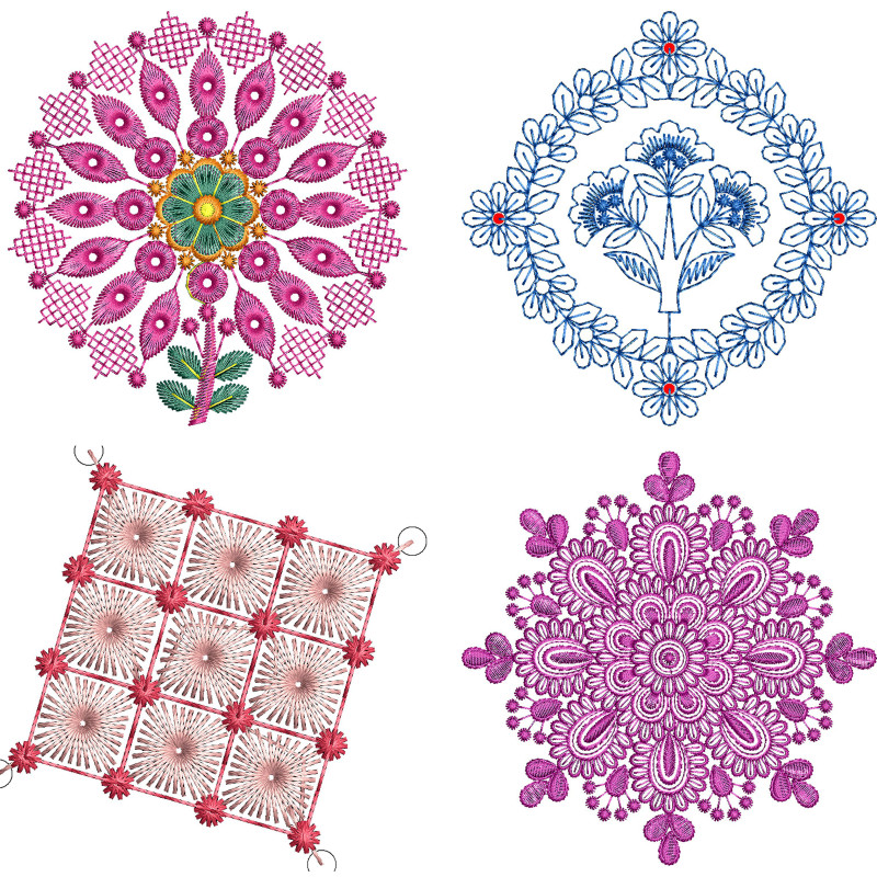 50 Applique Embroidery Designs | July 2021 Bulk Download