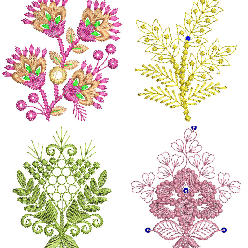 50 Applique Embroidery Designs | July 2021 Bulk Download