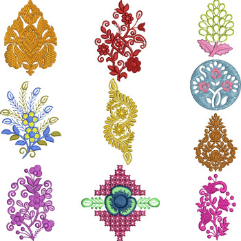 10 Applique Embroidery Designs September 2021 VL-8