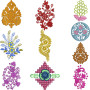 10 Applique Embroidery Designs September 2021 VL-8
