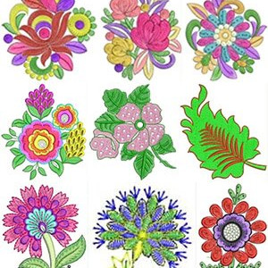 Patch Rose Design Bulk Download | 120 Designs