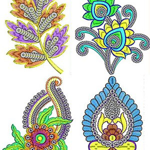 Applique Rose Embroidary Design Bulk Download | 100 Designs