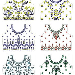 50 Blouse Embroidery Designs | June 2020 Bulk Download