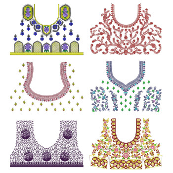 10 Blouse Embroidery Designs August 2021 Bulk Download Vol-1