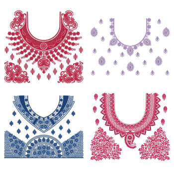10 Blouse Embroidery Designs August 2021 Bulk Download Vol-1