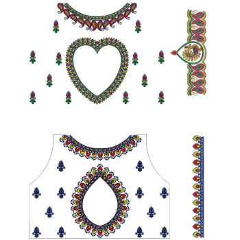 10 Blouse Embroidery Designs December 2021 Bulk Download Vol-5