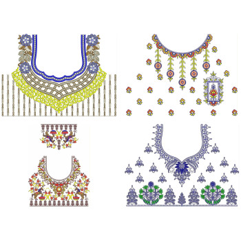 Latest Beautiful Blouse Embroidery Pattern Designs | November 2020 Bulk Download