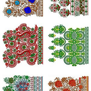50 Big Border Embroidery Designs | March 2020 Bulk Download