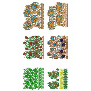 50 Big Border Embroidery Designs | March 2020 Bulk Download
