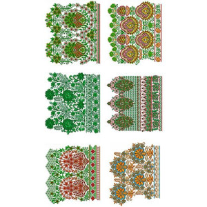 50 Big Border Embroidery Designs | March 2020 Bulk Download