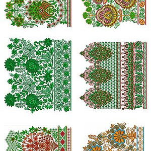 50 Big Border Embroidery Designs | March 2020 Bulk Download