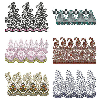 50 Big Border Embroidery Designs | June 2021 Bulk Download