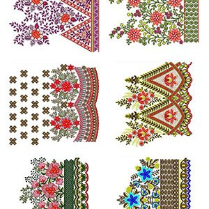 50 Big Border Embroidery Designs | July 2020 Bulk Download