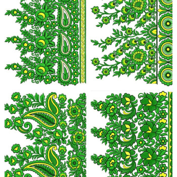 50 Big Border Embroidery Designs | December 2020 Bulk Download